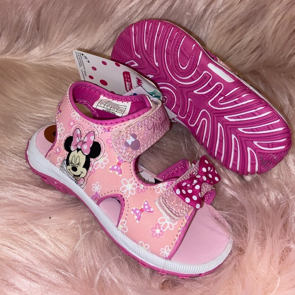 Minnie Mouse Pink Sandals Size 8 Brand New - Picture 2 of 2